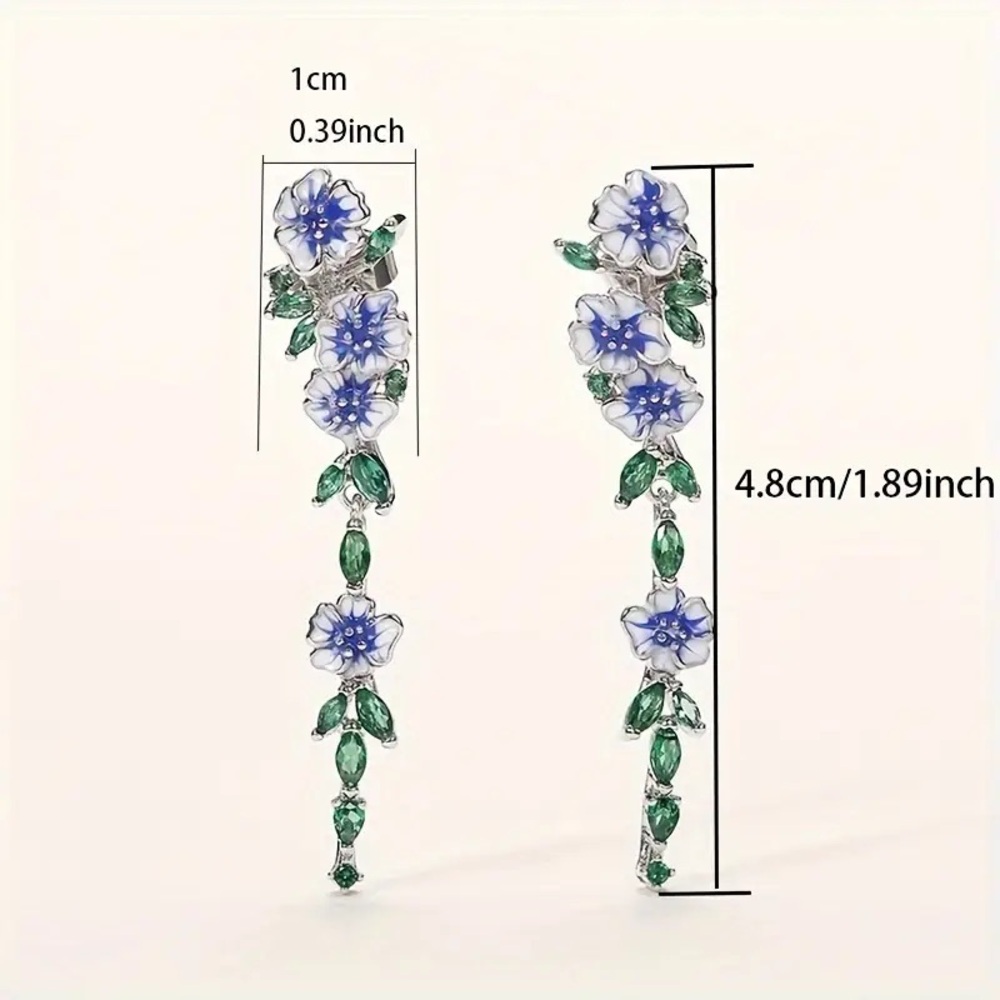 Bloom Drop Earrings - Picture 4 of 6